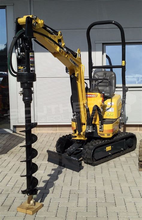 excavator auger drive|auger attachments for excavators.